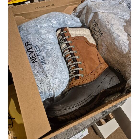 The North Face Women Shellista II Mid Waterproof Mid Calf Boots Size US 5B Brown - Picture 2 of 7